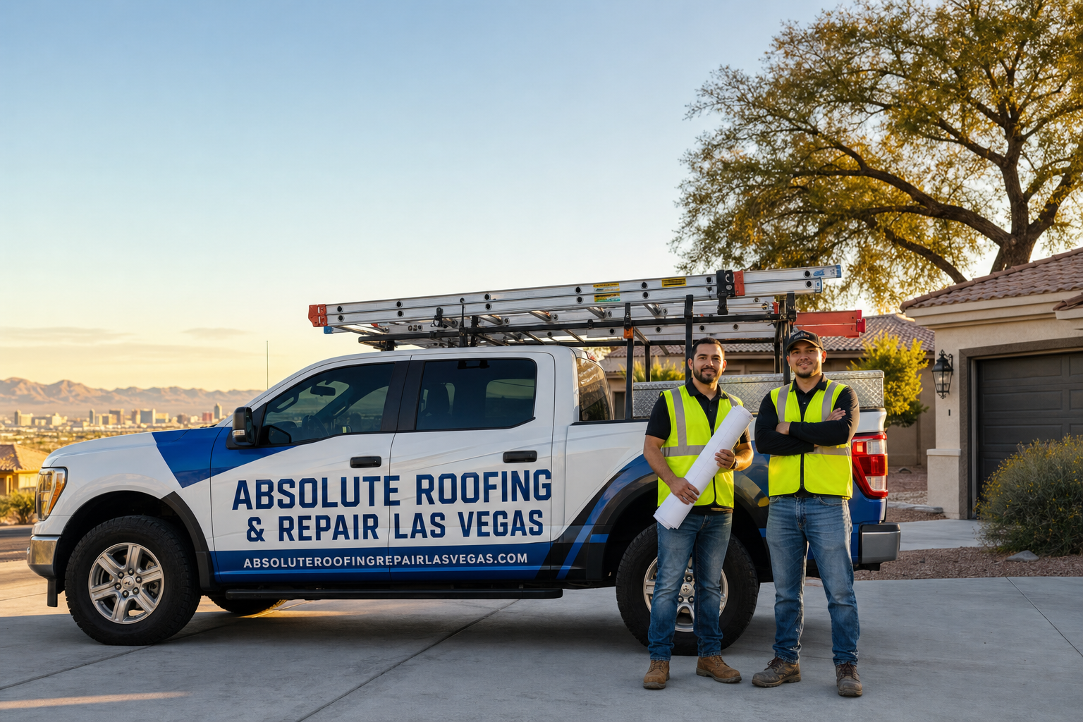Absolute Roofing & Repair Las Vegas at work
